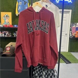 Arkansas Razorbacks Hoodie Size Large